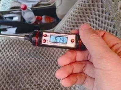 暴曬后車內(nèi)溫度高達61．9度